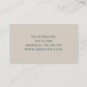 Innenarchitekt-Möbel-Raum-Haus-Dekor-Zuhause Visitenkarte (Rückseite)