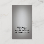 Innenarchitekt-Möbel-Visitenkarte-Schablone Visitenkarte (Rückseite)