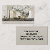 Innenarchitekt-Möbel-Wohnzimmer-Dekor Visitenkarte (Vorne/Hinten)