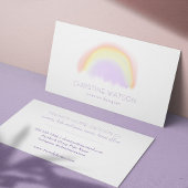 Innenarchitekt Pastor Aquarellfarbe Visitenkarte