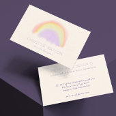 Innenarchitekt Pastor Aquarellfarbe Visitenkarte