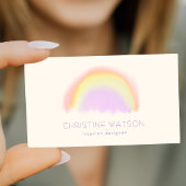 Innenarchitekt Pastor Aquarellfarbe Visitenkarte