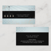 Innenarchitekt-Planer-Zuhause-Dekorateur-Karte Visitenkarte (Vorne/Hinten)