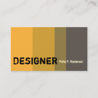 Innenarchitekt-Stylist-goldene Farbe Visitenkarte