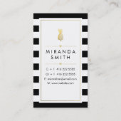 Innenarchitekt-Visitenkarte - Chic geometrisch Visitenkarte (Rückseite)