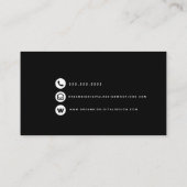 Innenarchitekt-Visitenkarte Visitenkarte (Rückseite)