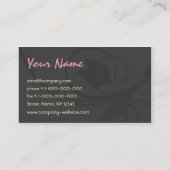 Innenarchitekt-Visitenkarte Visitenkarte (Rückseite)