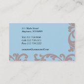 Innenarchitekt-Visitenkarte Visitenkarte (Rückseite)