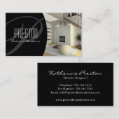 Innenarchitekt-Visitenkarte Visitenkarte (Vorne/Hinten)