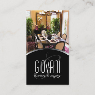 Innenarchitekt-Visitenkarte Visitenkarte