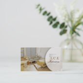 Innenarchitekt-Visitenkarte Visitenkarte (Stehend Vorderseite)