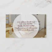 Innenarchitekt-Visitenkarte Visitenkarte (Rückseite)