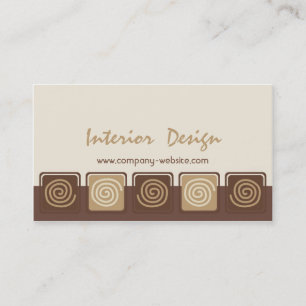 Innenarchitekt-Visitenkarte Visitenkarte