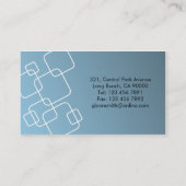 Innenarchitekt - Visitenkarten Visitenkarte (Rückseite)