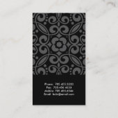 Innenarchitekt-Visitenkarten Visitenkarte (Rückseite)