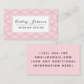 Innenarchitekten - Spezialist für Bauwesen Visitenkarte (Vorne/Hinten)