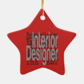 Innenarchitektin Keramik Ornament (Hinten)