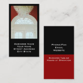 Innenarchitektin oder Visitenkarte (Vorne/Hinten)