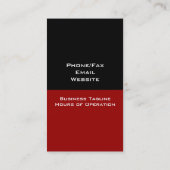 Innenarchitektin oder Visitenkarte (Rückseite)