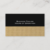 Innenarchitektin oder Visitenkarte (Rückseite)