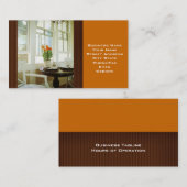 Innenarchitektin oder Visitenkarte (Vorne/Hinten)