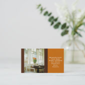 Innenarchitektin oder Visitenkarte (Stehend Vorderseite)