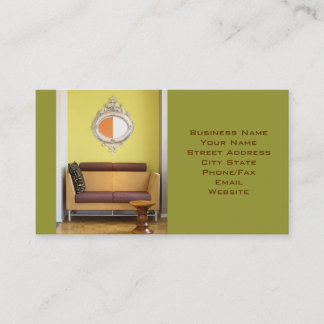 Innenarchitektin oder Visitenkarte