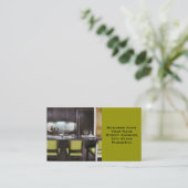 Innenarchitektin oder Visitenkarte (Stehend Vorderseite)