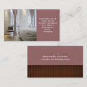 Innenarchitektin oder Visitenkarte (Vorne/Hinten)