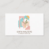 Innenarchitektin Zuhause inszeniert echtes Anwesen Visitenkarte (Vorderseite)