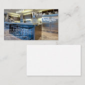 Innenarchitektur - besonders angefertigt visitenkarte (Vorne/Hinten)