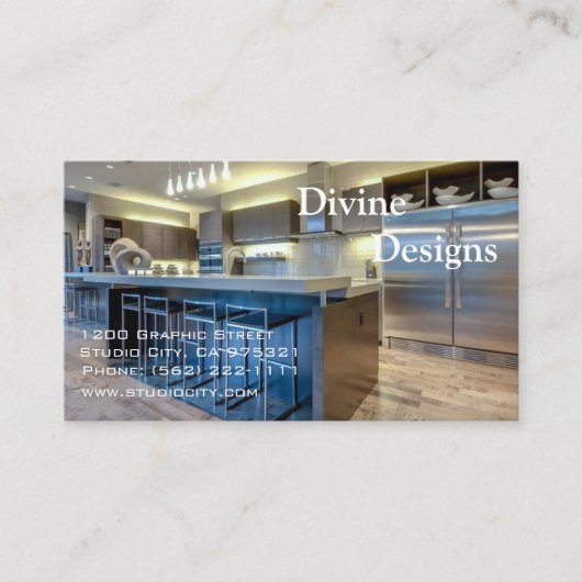 Innenarchitektur - besonders angefertigt visitenkarte (Vorderseite)