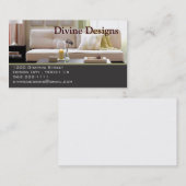 Innenarchitektur - besonders angefertigt visitenkarte (Vorne/Hinten)