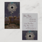 Innenarchitektur-/Dekor-Visitenkarteschablone Visitenkarte (Vorne/Hinten)