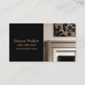 Innenarchitektur Designer Branding Business Card Visitenkarte (Rückseite)