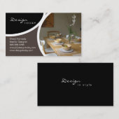 Innenarchitektur, die moderne Visitenkarte 4 (Vorne/Hinten)