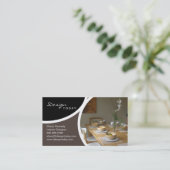 Innenarchitektur, die moderne Visitenkarte 4 (Stehend Vorderseite)