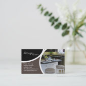 Innenarchitektur, die moderne Visitenkarte 6 (Stehend Vorderseite)