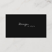 Innenarchitektur, die moderne Visitenkarte 6 (Rückseite)