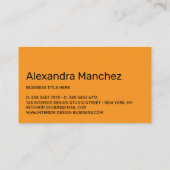 Innenarchitektur Möbel Visitenkarte (Rückseite)