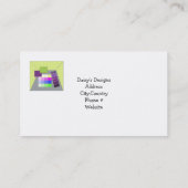 Innenarchitektur Visitenkarte (Rückseite)