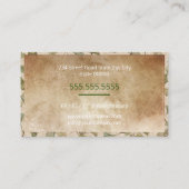 Innenarchitektur Visitenkarte (Rückseite)