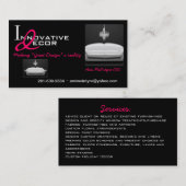 Innenarchitektur Visitenkarte (Vorne/Hinten)