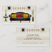 Innenarchitektur-Visitenkarte Sua Casa-Bela Visitenkarte (Vorne/Hinten)