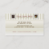 Innenarchitektur-Visitenkarte Sua Casa-Bela Visitenkarte (Rückseite)