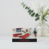 Innenarchitektur-Visitenkarte Visitenkarte (Stehend Vorderseite)