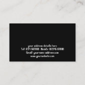 Innenarchitektur-Visitenkarte Visitenkarte (Rückseite)