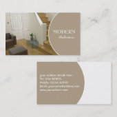 Innenarchitektur-Visitenkarte Visitenkarte (Vorne/Hinten)
