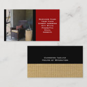 Innenarchitektur/Visitenkarte Visitenkarte (Vorne/Hinten)