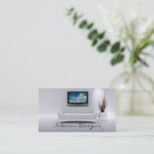 Innenarchitektur-Visitenkarte Visitenkarte (Stehend Vorderseite)